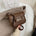 Snaffle Bit Shoulder Bag (Brown)