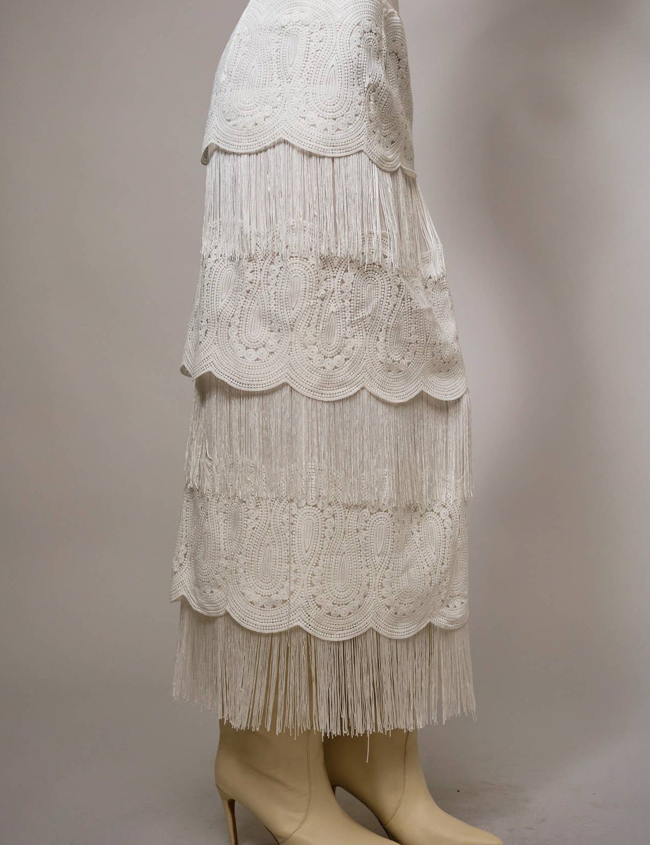 Cowgirl Romance Fringe Skirt