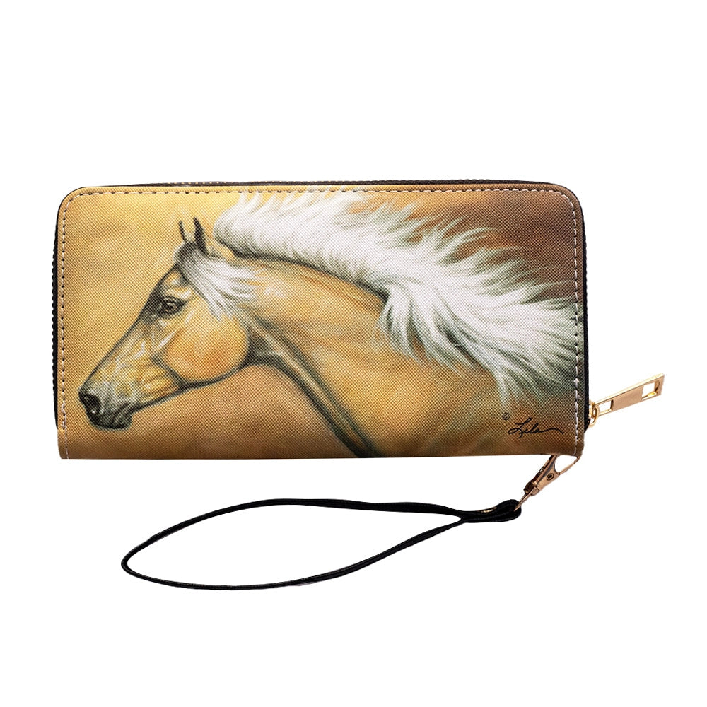 palomino horse wallet
