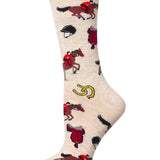 Equestrian Bamboo Crew Socks