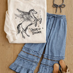 Dream On Dreamer Horse Sweatshirt - Bridle Up Hope Shop