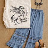 Dream On Dreamer Horse Sweatshirt - Bridle Up Hope Shop