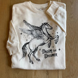 Dream On Dreamer Horse Sweatshirt - Bridle Up Hope Shop