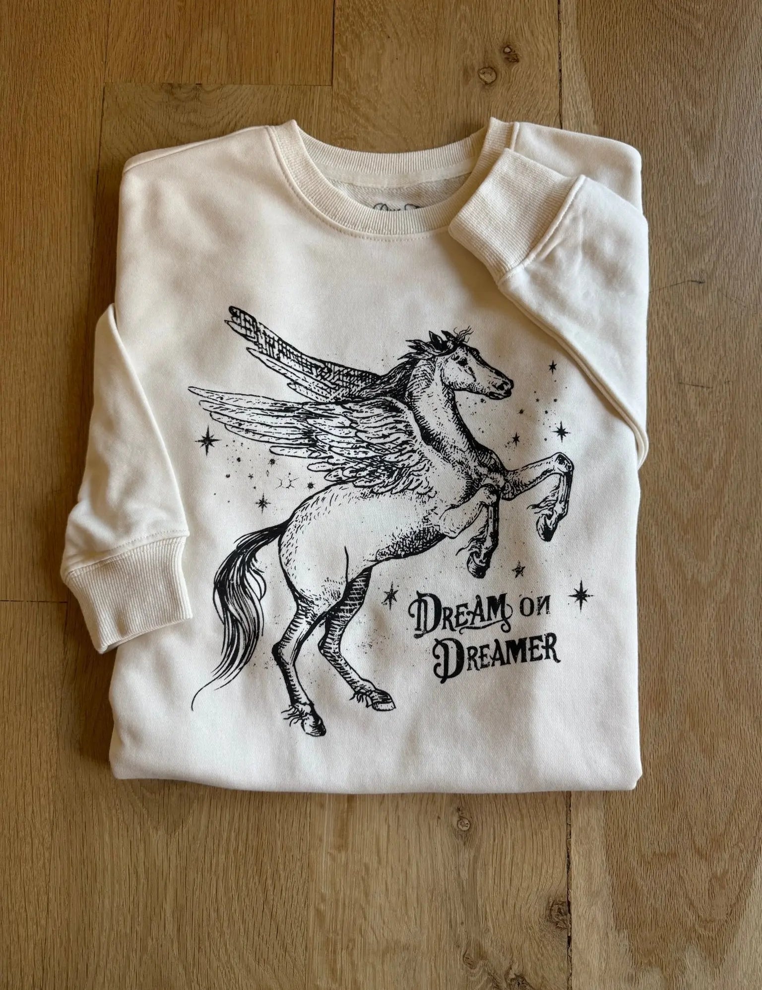 Dream On Dreamer Horse Sweatshirt - Bridle Up Hope Shop