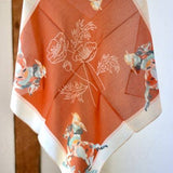 poppy cowgirl silk scarf