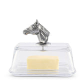 Horse Head Butter Dish