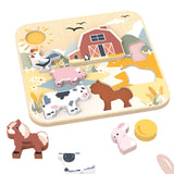 Welcome to the Barn - Chunky Wood Puzzle