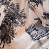 equestrian toile blanket