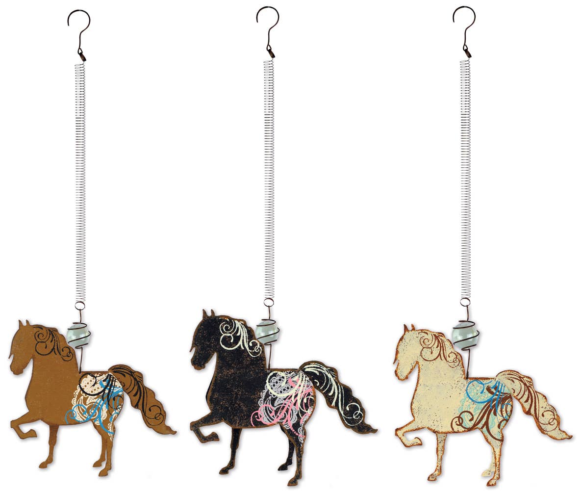 Horse Bouncy Ornaments (set of 3)