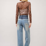 boot-stitch mesh top