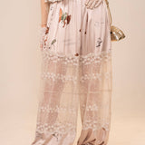 Equestrian Belle Époque Lace Balloon Pants