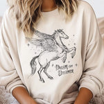 Dream On Dreamer Horse Sweatshirt