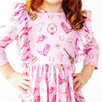 Boot Scootin' Ruffle Dress