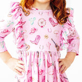 Boot Scootin' Ruffle Dress