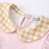 Farm Horse Baby Girls Romper