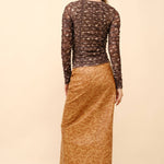 western mesh fitted top