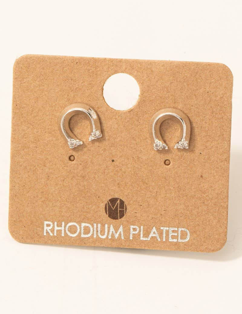 giddyup earrings Silver