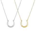 hope in a horseshoe necklace