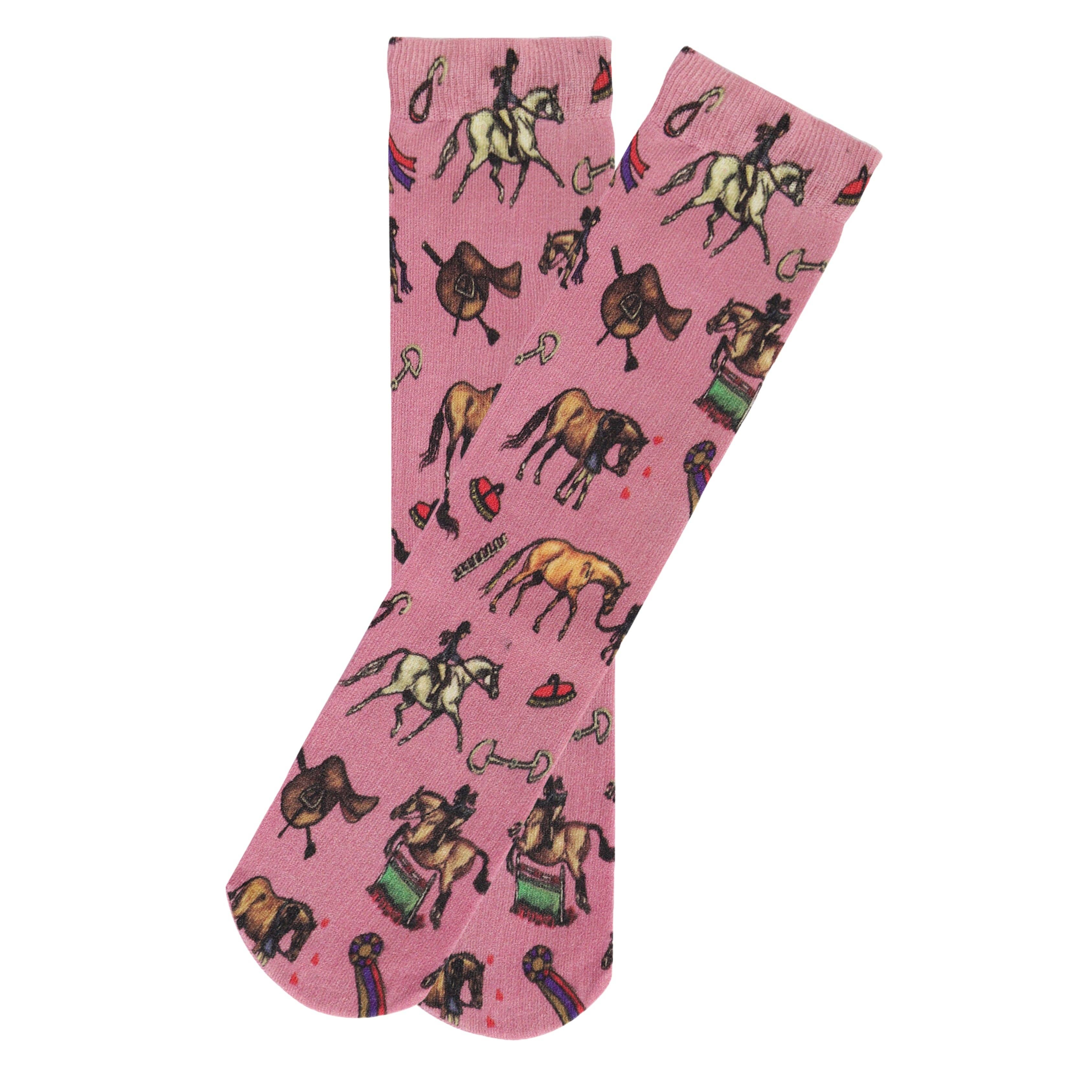 lila pony socks (kids)