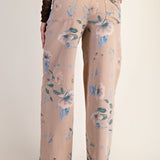 Floral Western Soft Stretch Twill Pants