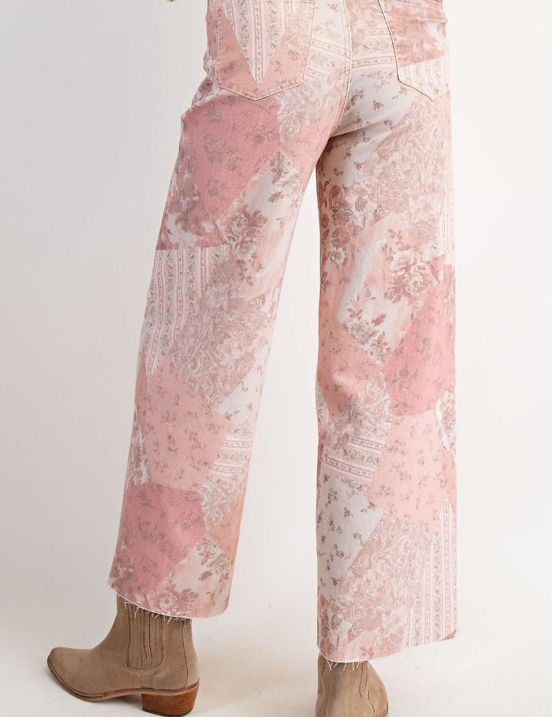 Vintage Rose Twill Pants