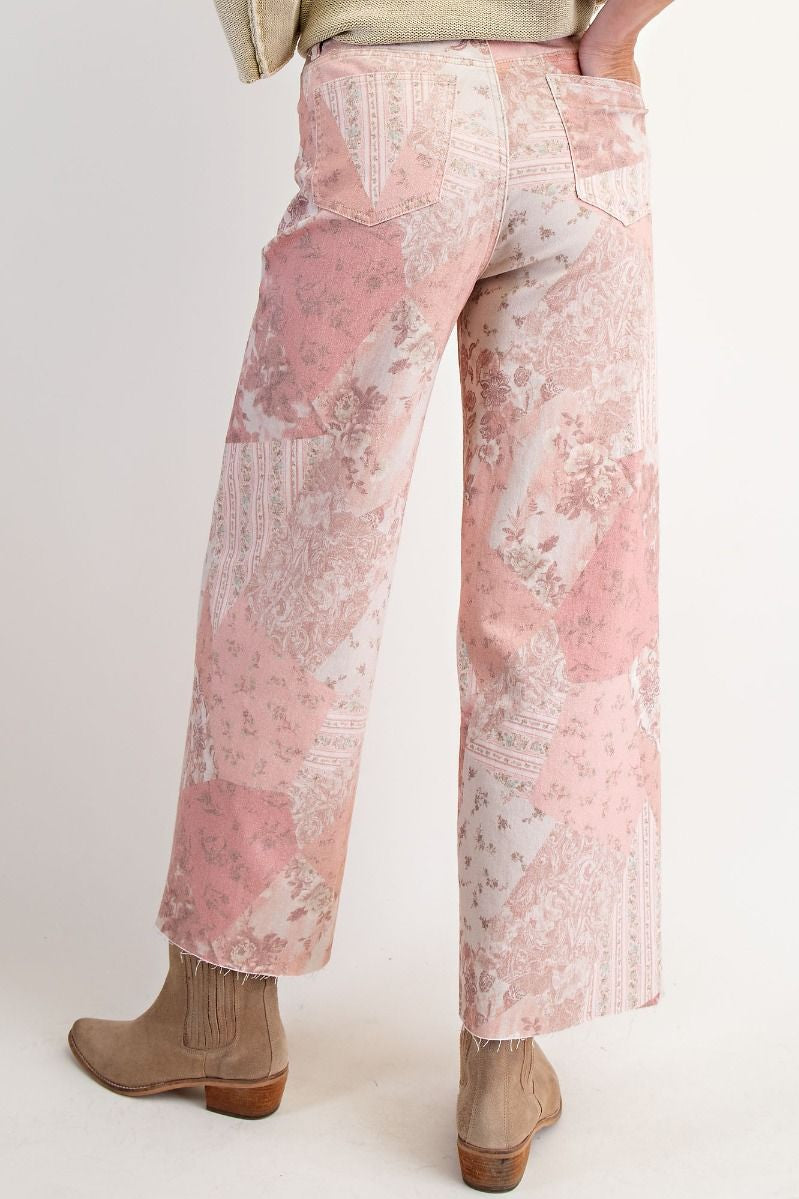 Vintage Rose Twill Pants