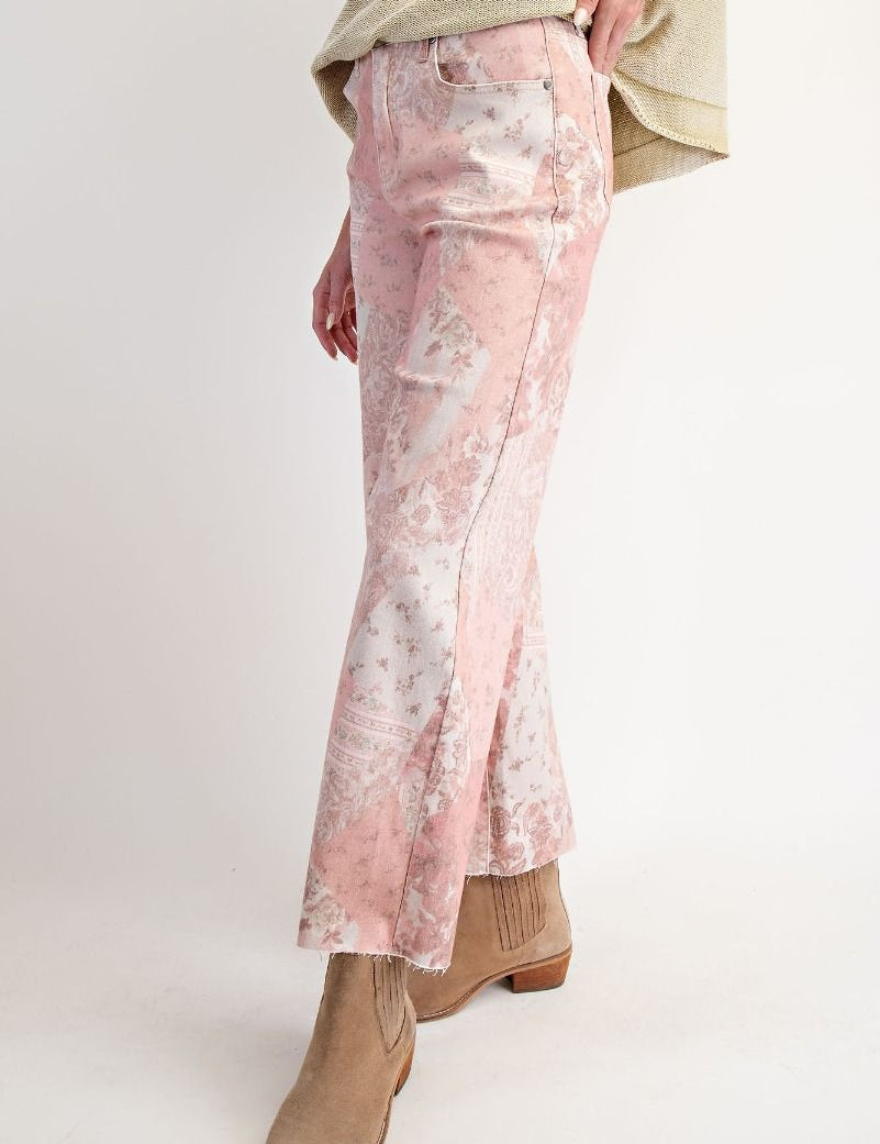 Vintage Rose Twill Pants