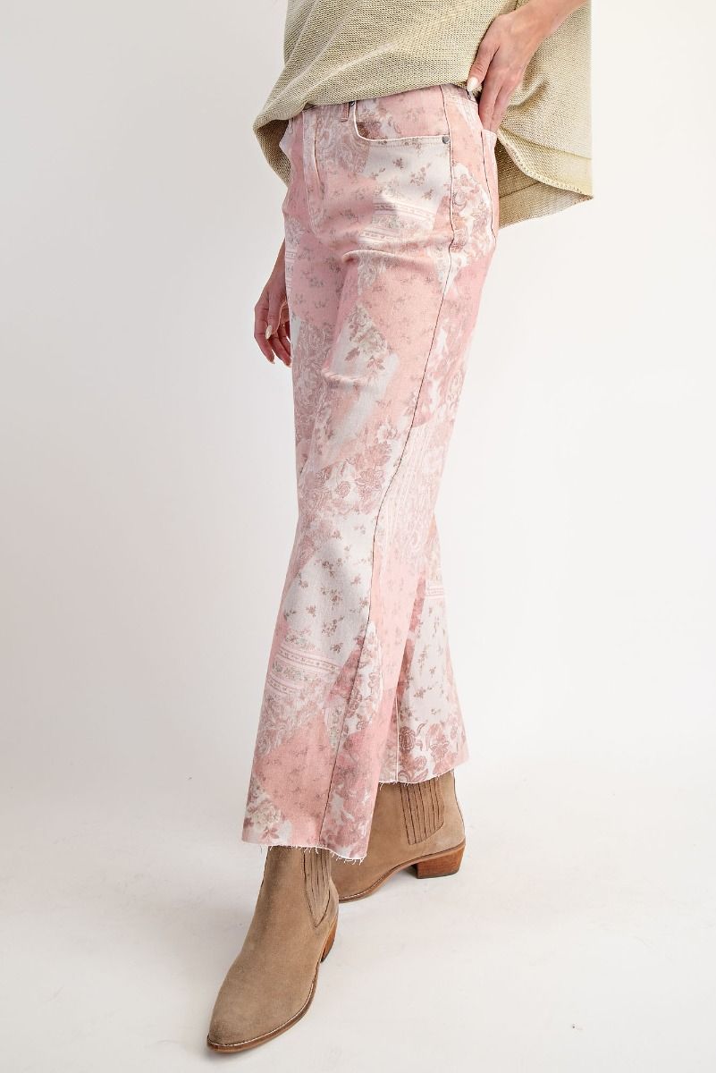 Vintage Rose Twill Pants