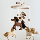 Pony Dreams Handmade Baby Crib Mobile