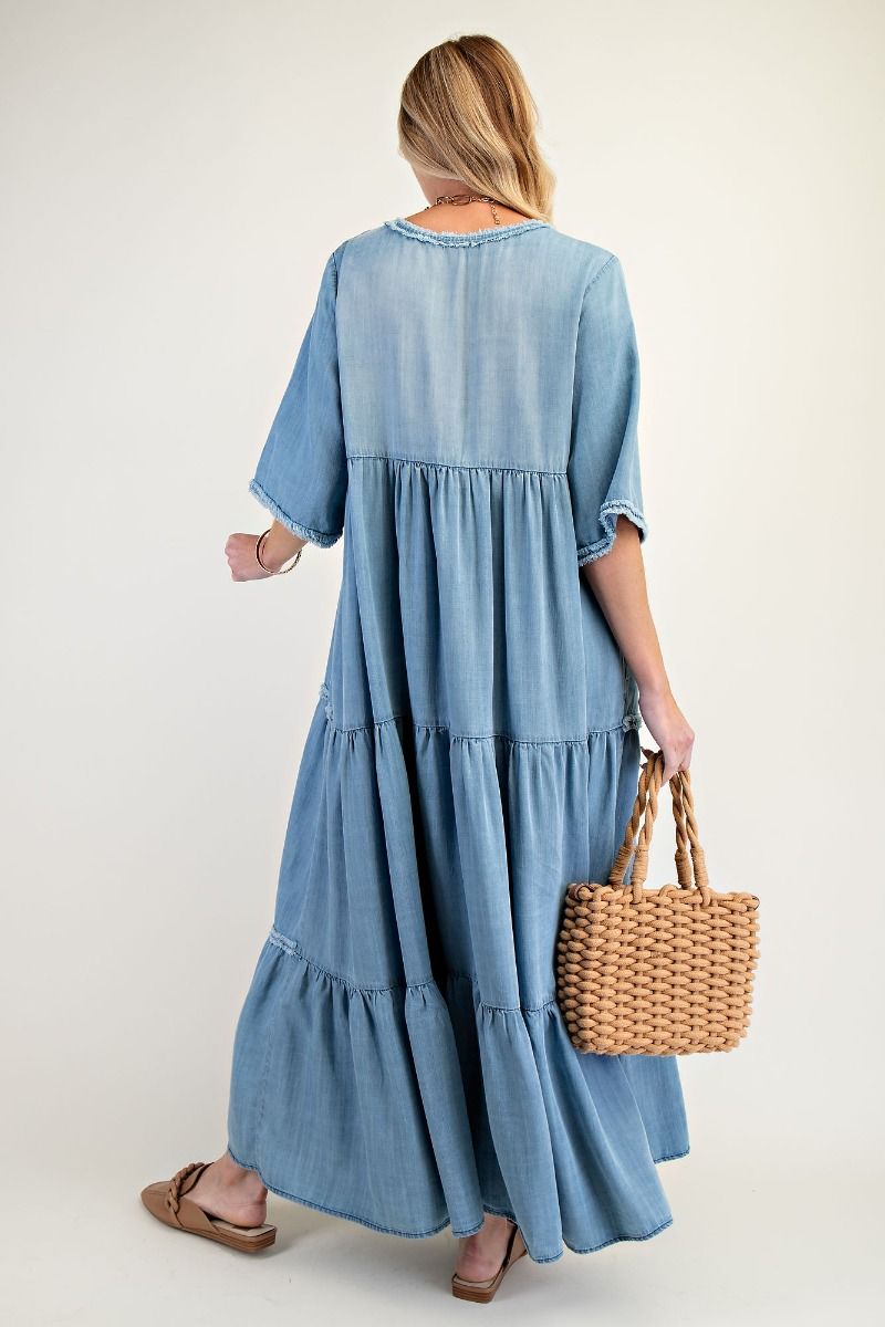 Sami Western Denim Dress