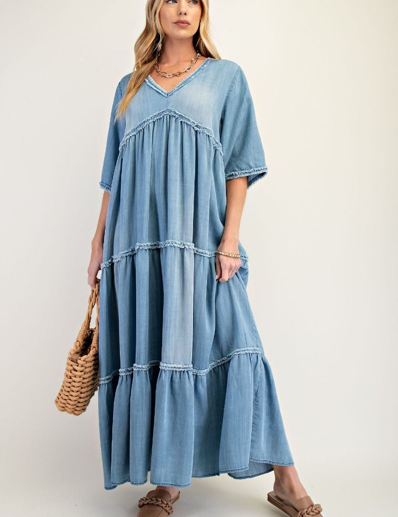 Sami Western Denim Dress