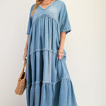 Sami Western Denim Dress