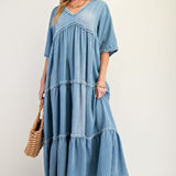 Sami Western Denim Dress