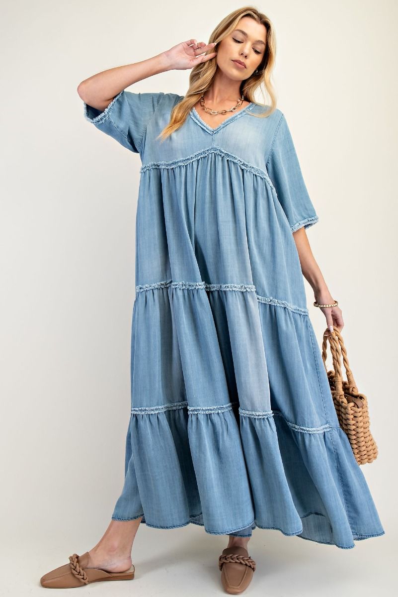 Sami Western Denim Dress
