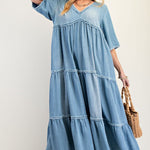 Sami Western Denim Dress