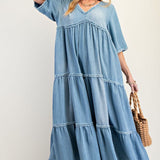Sami Western Denim Dress