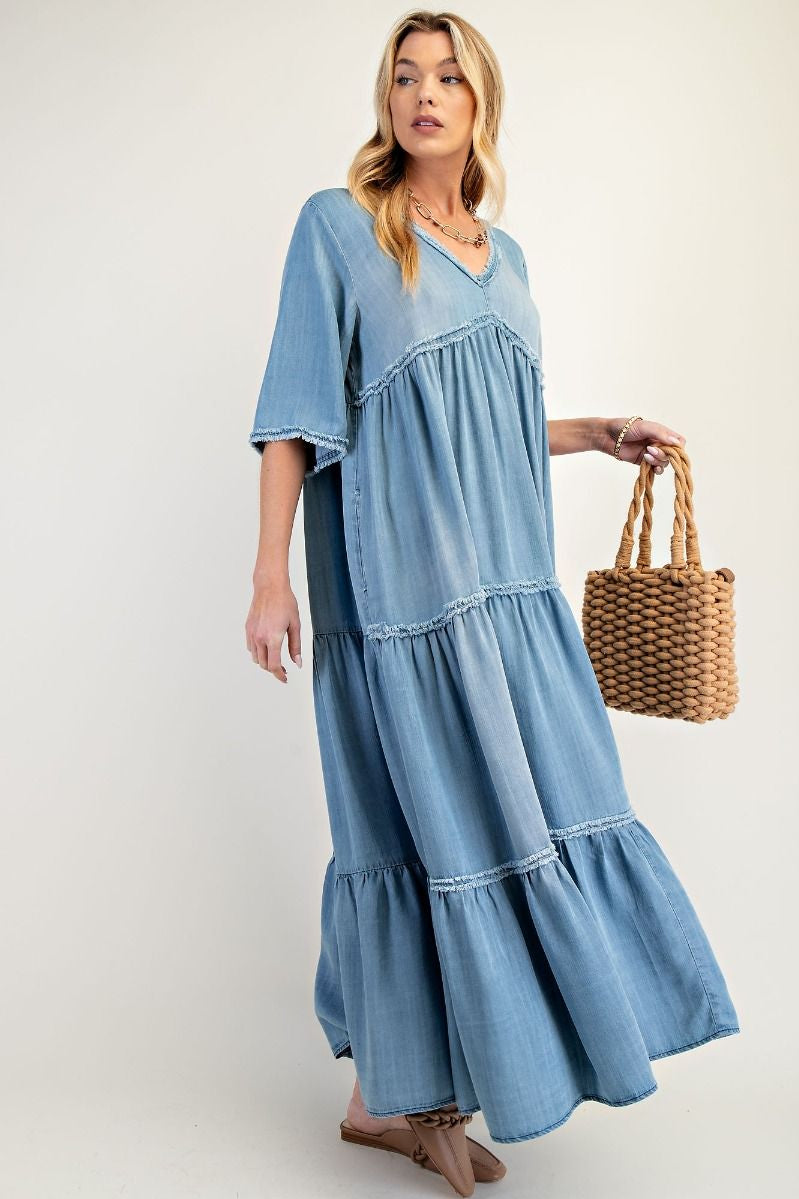 Sami Western Denim Dress