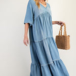 Sami Western Denim Dress