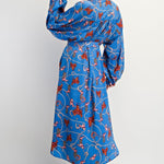 Becky Blue Cowgirl Shirt Dress