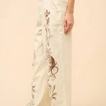 Embroidered Western Twill Loose Jeans - Bridle Up Hope Shop