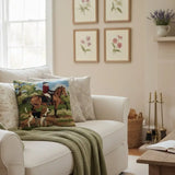 English Hunt Wool Hook Pillow - Bridle Up Hope Shop
