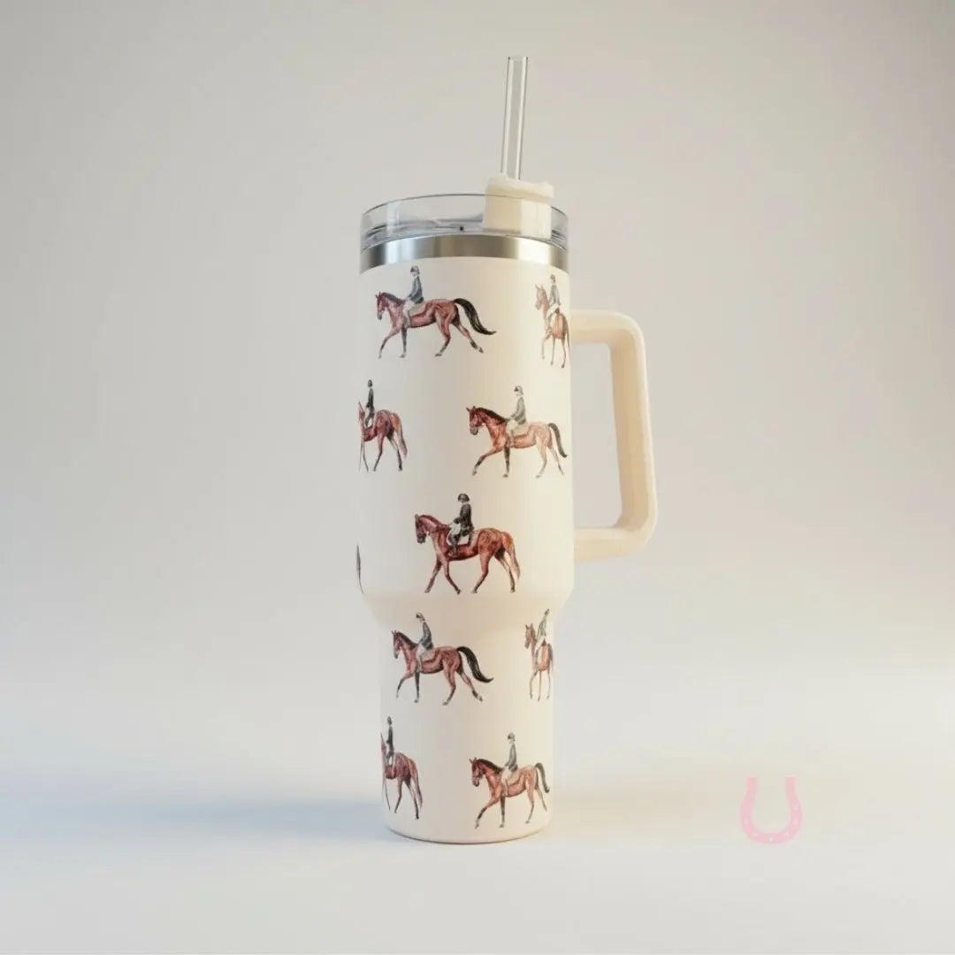English Rider Tumbler (40 oz) - Bridle Up Hope Shop