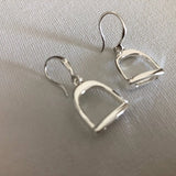 English Stirrup Dangle Earrings - Bridle Up Hope Shop