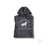Equestrian Athletic Club Hoodie (Charcoal) - Bridle Up Hope Shop