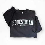Equestrian Athletics Sweatshirt (Black) - Bridle Up Hope Shop