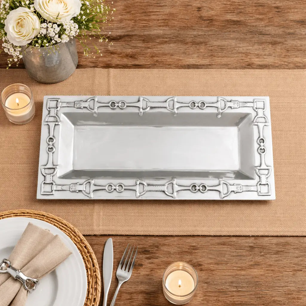 Equestrian Oblong Tray - Bridle Up Hope Shop