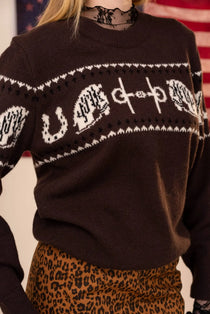 Equestrian Tack Sweater - Bridle Up Hope Shop
