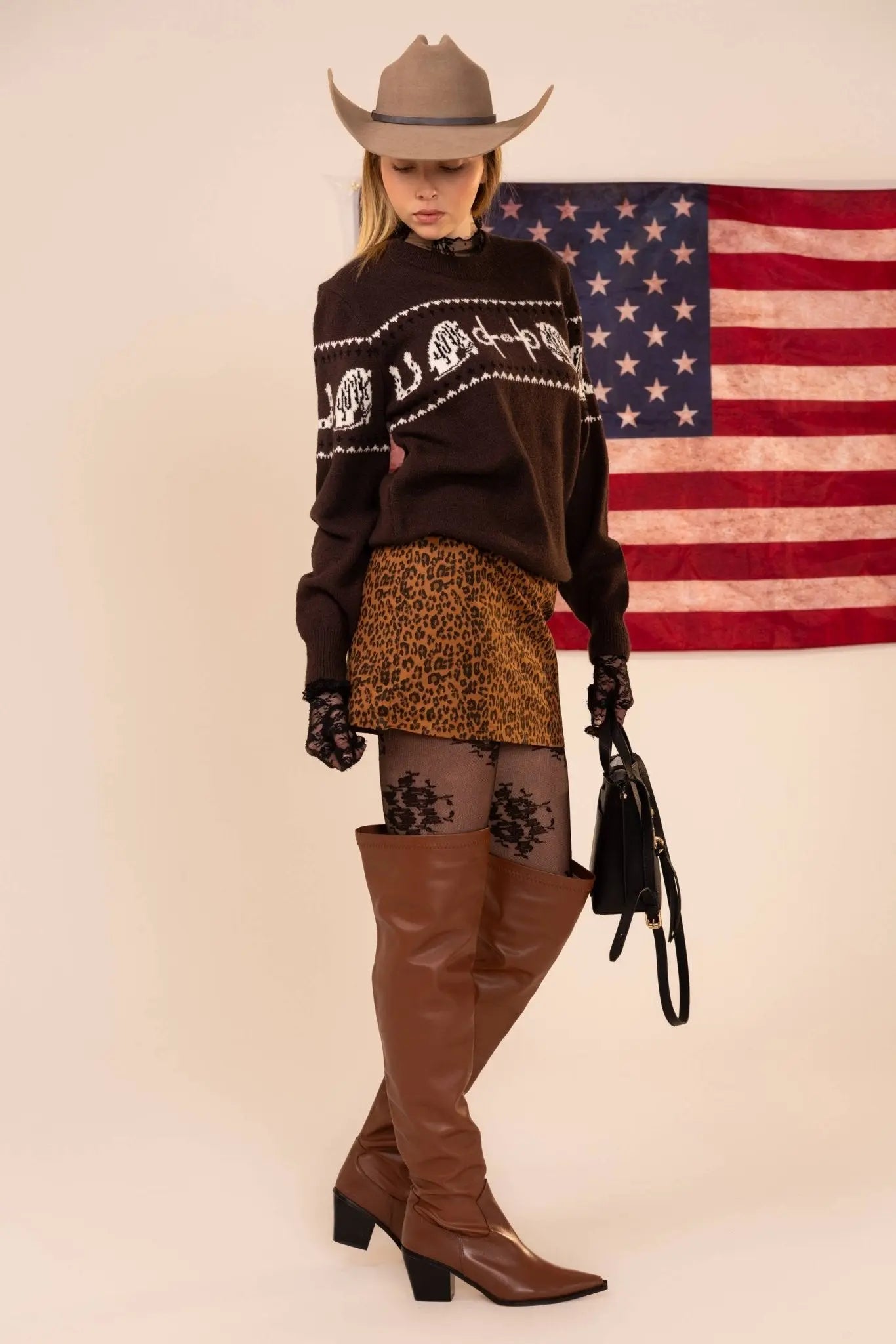 Equestrian Tack Sweater - Bridle Up Hope Shop