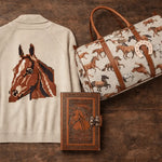 Equine Embrace Jacquard Sweater - Bridle Up Hope Shop