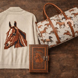 Equine Embrace Jacquard Sweater - Bridle Up Hope Shop